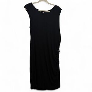 LOFT Black Asymmetrical Dress‎
